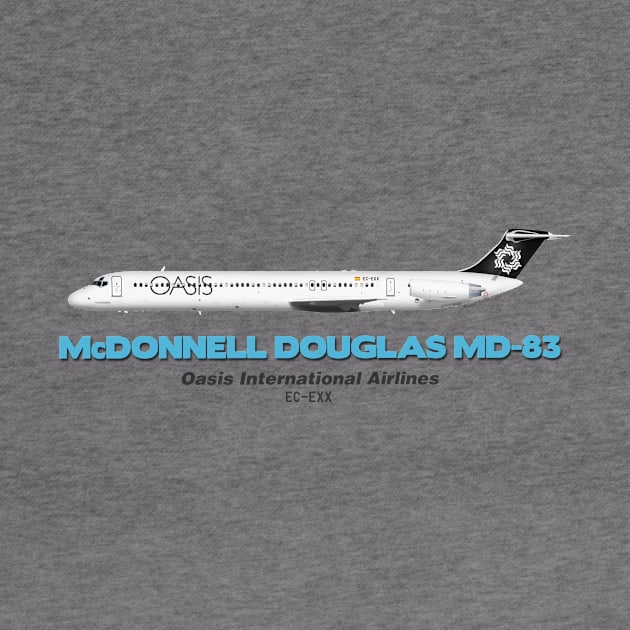 McDonnell Douglas MD-83 - Oasis International Airlines by TheArtofFlying